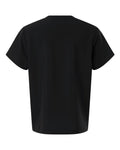 Hanes HMB002 Men's V-Neck 3 Pocket Scrub Top - Black - back