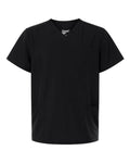 Hanes HMB002 Men's V-Neck 3 Pocket Scrub Top - Black - front