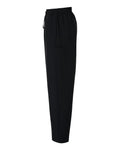 Hanes HMB003 Men's Scrub Open Leg Pants - Black - side