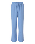 Hanes HMB003 Men's Scrub Open Leg Pants - Ceil Blue - front