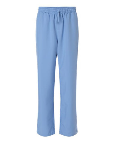 Hanes HMB003 Men's Scrub Open Leg Pants - Ceil Blue - front