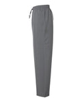 Hanes HMB003 Men's Scrub Open Leg Pants - Grey - side