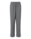 Hanes HMB003 Men's Scrub Open Leg Pants - Grey - front