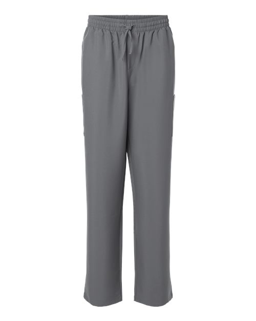 Hanes HMB003 Men's Scrub Open Leg Pants - Grey - front