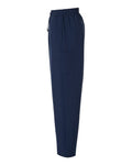 Hanes HMB003 Men's Scrub Open Leg Pants - Navy - side