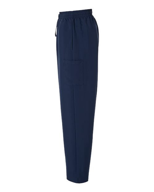 Hanes HMB003 Men's Scrub Open Leg Pants - Navy - side