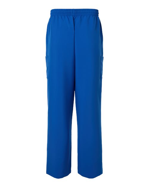 Hanes HMB003 Men's Scrub Open Leg Pants - Royal Blue - back