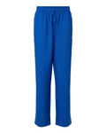 Hanes HMB003 Men's Scrub Open Leg Pants - Royal Blue - front