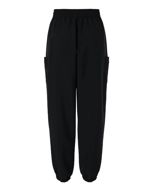 Hanes HSB001 Women's Scrub Joggers - Black - back