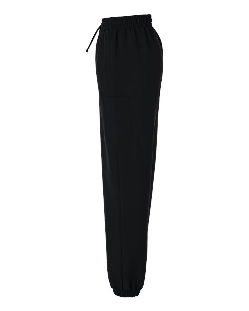 Hanes HSB001 Women's Scrub Joggers - Black - side