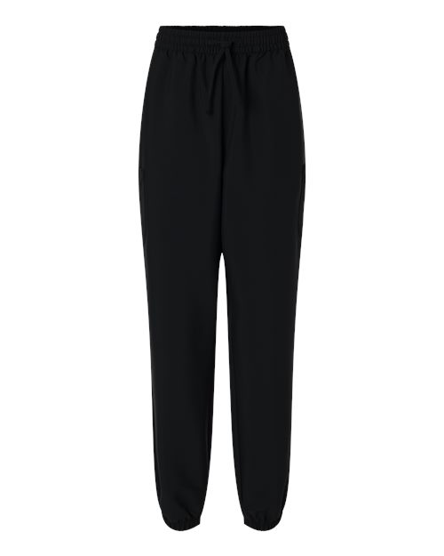 Hanes HSB001 Women's Scrub Joggers - Black - front