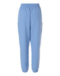 Hanes HSB001 Women's Scrub Joggers - Ceil Blue - back