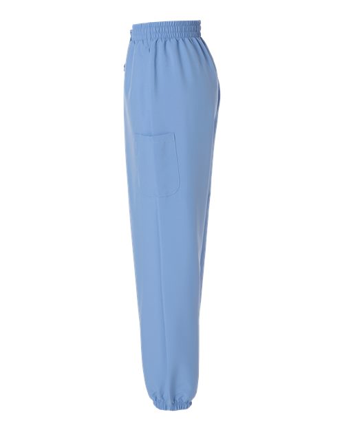 Hanes HSB001 Women's Scrub Joggers - Ceil Blue - side
