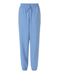 Hanes HSB001 Women's Scrub Joggers - Ceil Blue - front