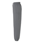 Hanes HSB001 Women's Scrub Joggers - Grey - side
