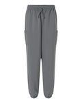 Hanes HSB001 Women's Scrub Joggers - Grey - front