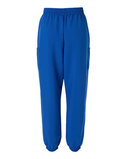 Hanes HSB001 Women's Scrub Joggers - Royal Blue - back