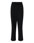 Hanes HSB003 Women's Scrub Open Leg Pants - Black - front