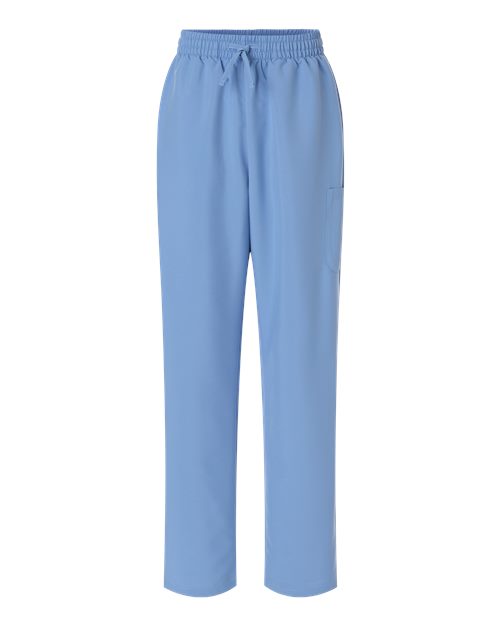 Hanes HSB003 Women's Scrub Open Leg Pants - Ceil Blue - front