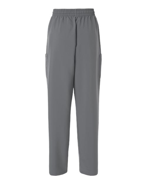 Hanes HSB003 Women's Scrub Open Leg Pants - Grey - back