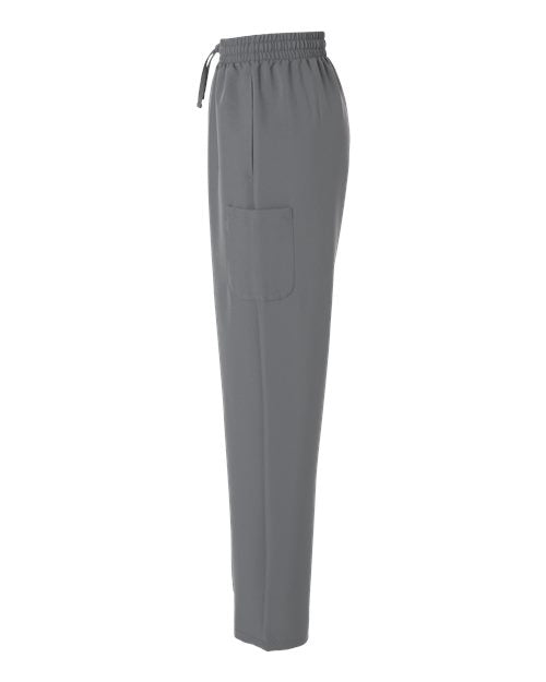 Hanes HSB003 Women's Scrub Open Leg Pants - Grey - side