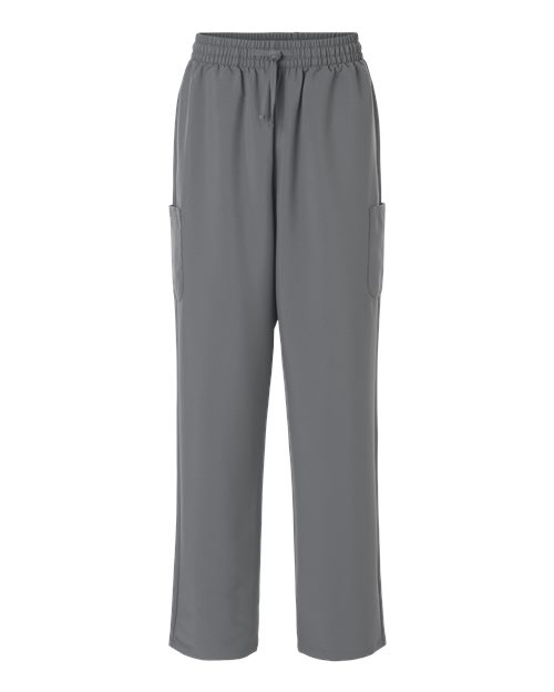 Hanes HSB003 Women's Scrub Open Leg Pants - Grey - front