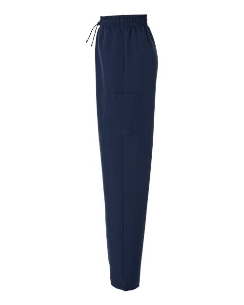 Hanes HSB003 Women's Scrub Open Leg Pants - Navy - side