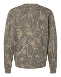 Independent Trading Co. SS3000 Midweight Crewneck Sweatshirt - Deadwood Tree Camo - back