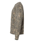 Independent Trading Co. SS3000 Midweight Crewneck Sweatshirt - Deadwood Tree Camo - side