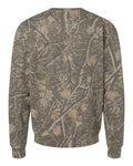Independent Trading Co. IND3000 Unisex Heavyweight Crewneck Sweatshirt - Deadwood Tree Camo - back