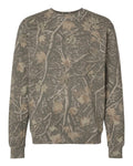 Independent Trading Co. IND3000 Unisex Heavyweight Crewneck Sweatshirt - Deadwood Tree Camo - front