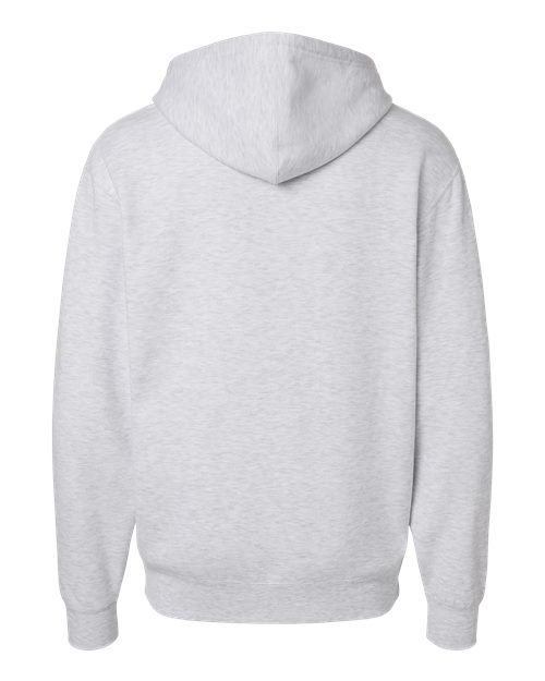 Independent Trading Co. SS4500 Midweight Hooded Sweatshirt - Ash Heather - back