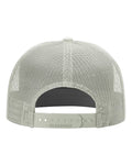 Richardson 168 Seven-Panel Trucker Cap - Quarry Grey - back