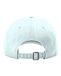 Richardson 326 Peach Twill Dad Hat - Powder Blue - back