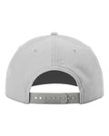 Richardson 258 Five-Panel Classic Rope Cap - Light Grey/ Black - back