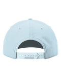 Richardson 258 Five-Panel Classic Rope Cap - Soft Blue/ Navy - back