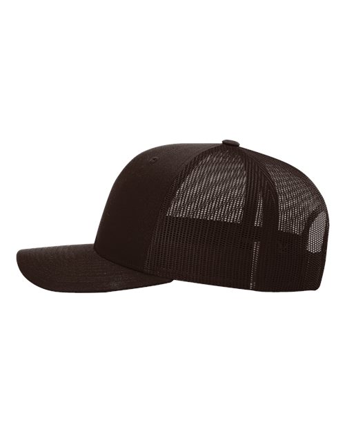 Richardson 112 Snapback Trucker Cap - Coffee - side