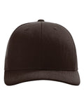 Richardson 112 Snapback Trucker Cap - Coffee - front