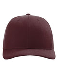 Richardson 112 Snapback Trucker Cap - Maroon - front