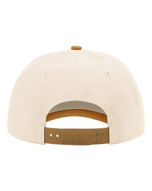 Richardson 356 Five-Panel Gramps Cap - Cream/ Wheat - back