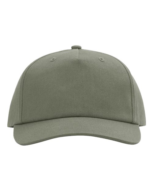 Richardson 356 Five-Panel Gramps Cap - Loden Green - front