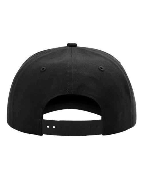 Richardson 356 Five-Panel Gramps Cap - Black - back