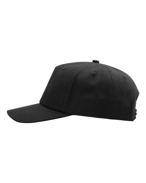 Richardson 356 Five-Panel Gramps Cap - Black - side