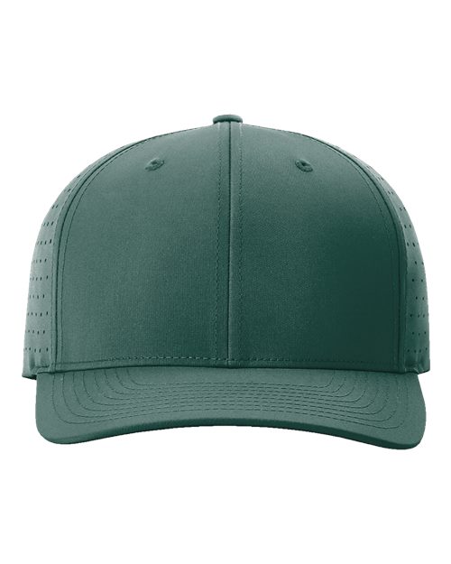 Richardson 632 Laser Perf R-Flex Cap - Dark Green - front