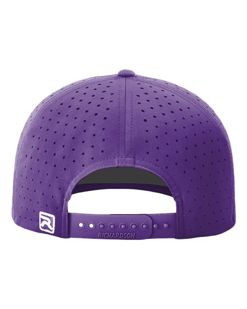 Richardson 632 Laser Perf R-Flex Cap - Purple - back