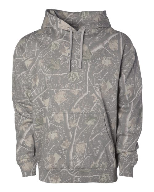 Independent Trading Co. SS4500 Midweight Hooded Sweatshirt - Deadwood Tree Camo - front