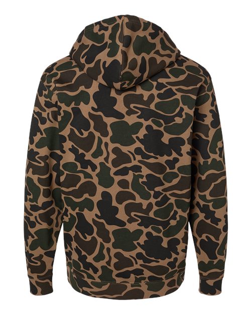 Independent Trading Co. SS4500 Midweight Hooded Sweatshirt - Duck Camo - back