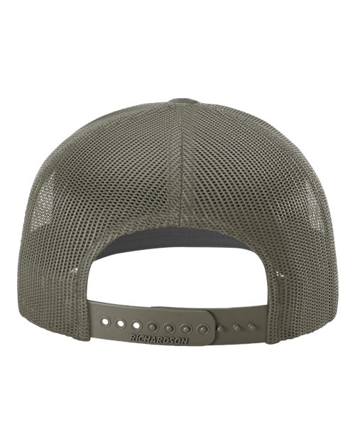 Richardson 112T Tactical Trucker Cap - Army Olive - back
