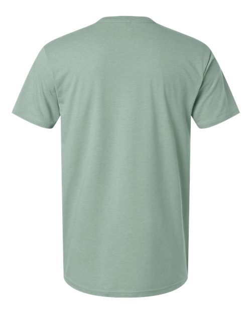 Next Level 6210 CVC T-Shirt - Heather Seafoam - back