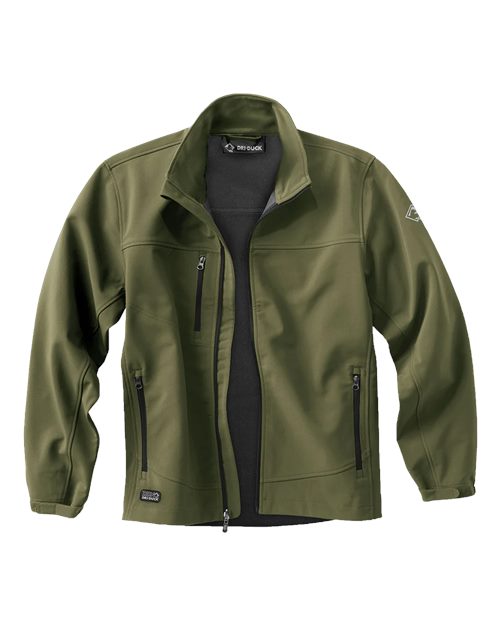 DRI DUCK 5350 Men's Motion Soft Shell Jacket - Olive Drab - front